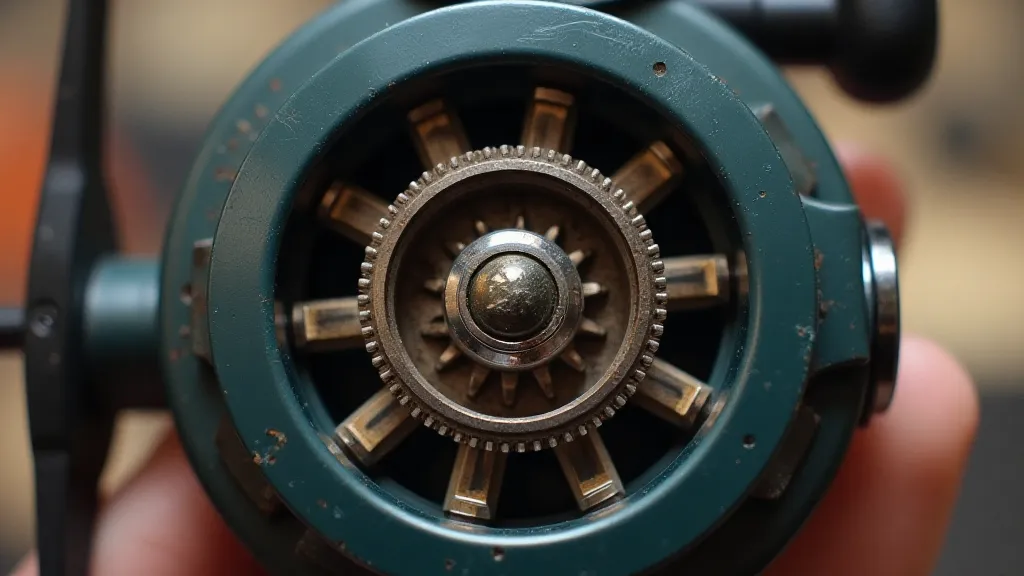 Close up of Alcedo gear system