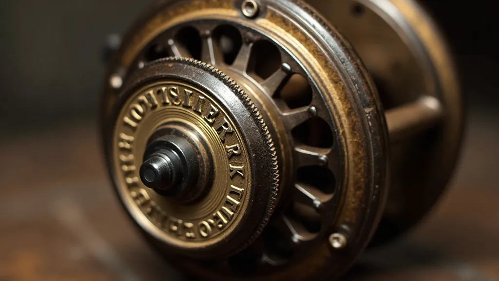 Pflueger reel engraving