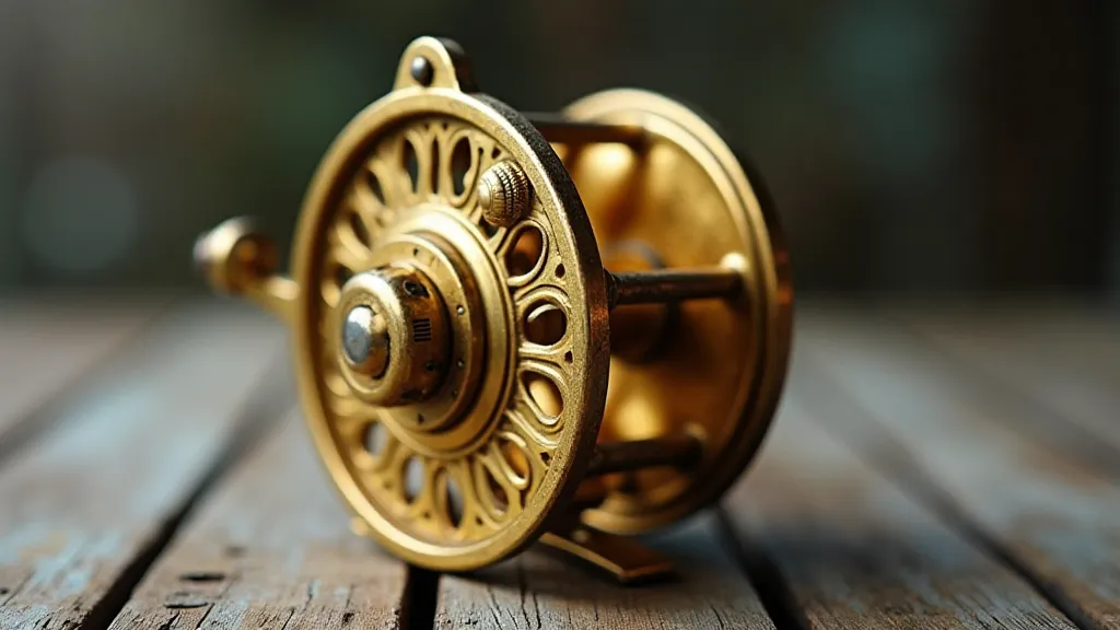 Close-up of a Pflueger 1600 reel