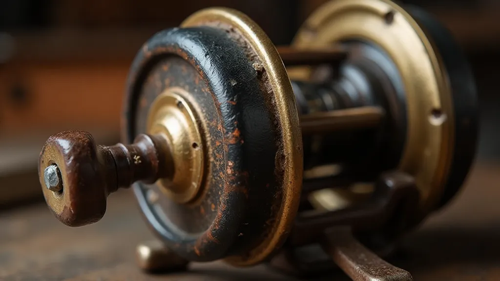 Vintage reel handle