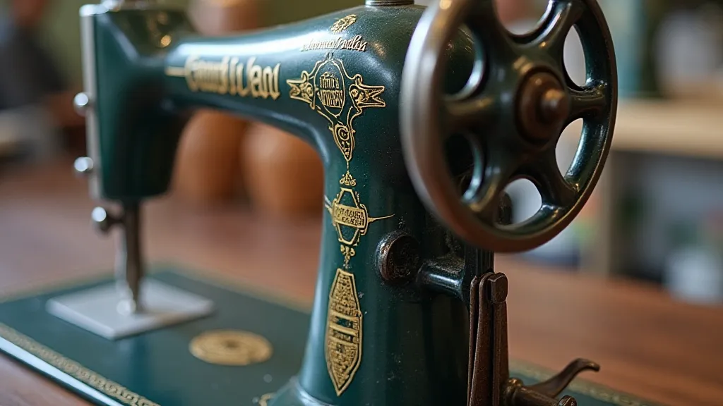 Close-up of South Bend 153 reel components